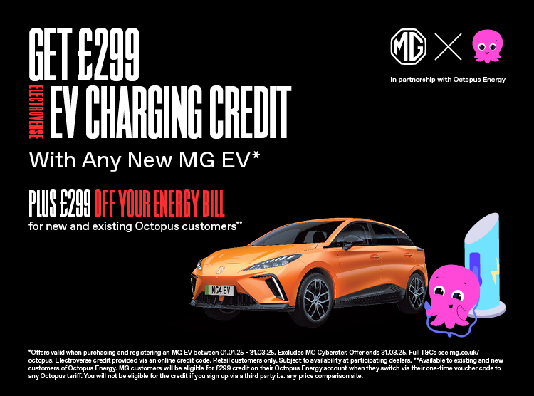 MG EV Charging Credit